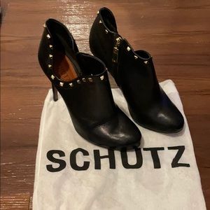 Schutz Studded Booties